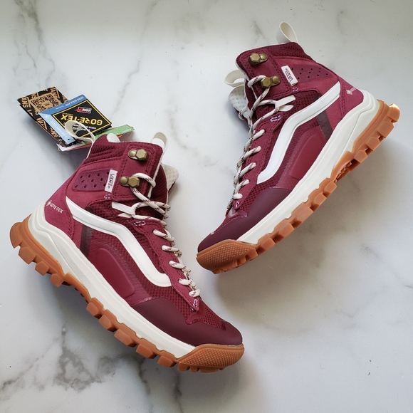 Vans Ultrarange Exo Hi Gore-Tex MTE-3 Sneakers Hiking Boots Maroon Size 6 - Picture 1 of 6